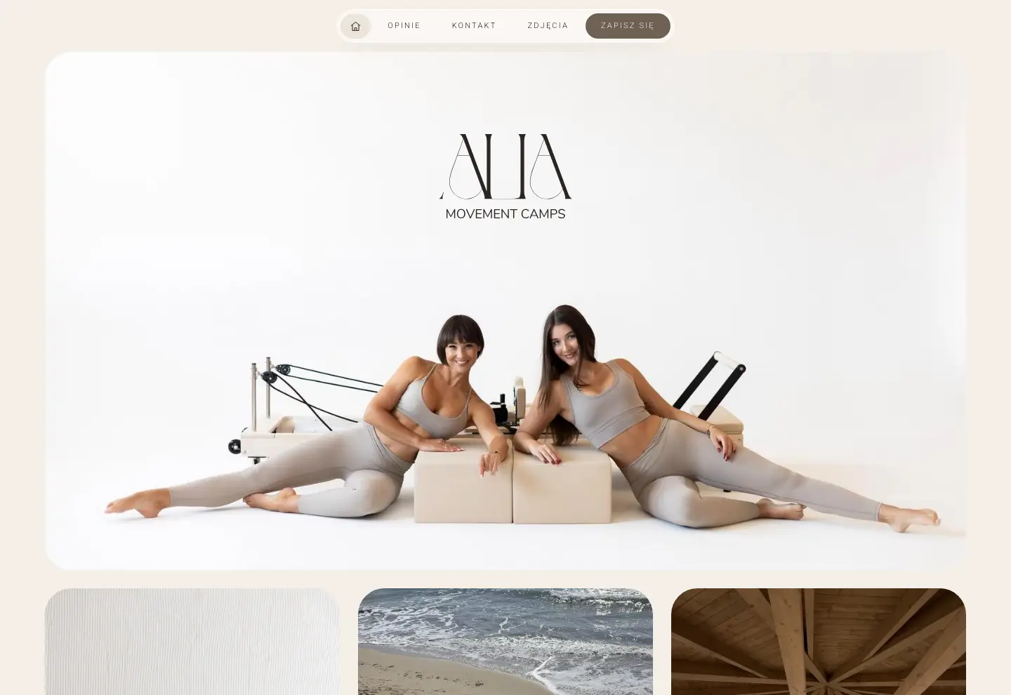 Strona internetowa: Alia Camps