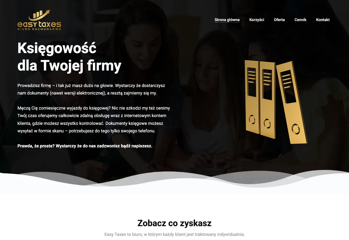 Strona internetowa: Easy Taxes