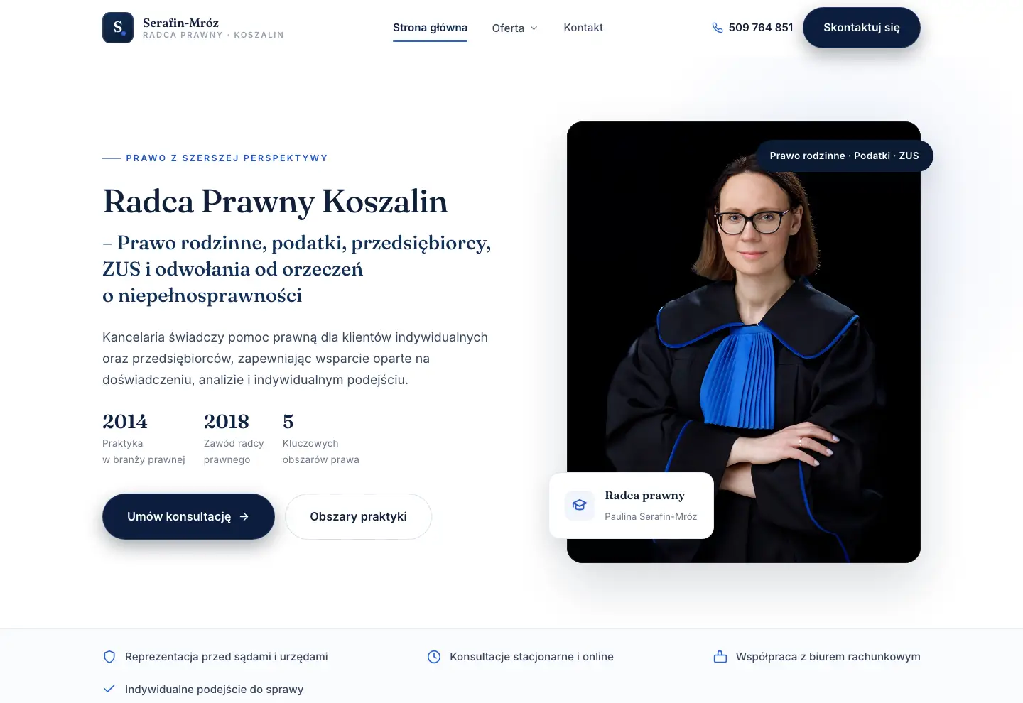 Strona internetowa: Radca Prawny Koszalin
