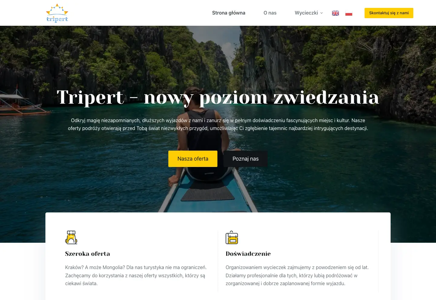 Strona internetowa: Tripert