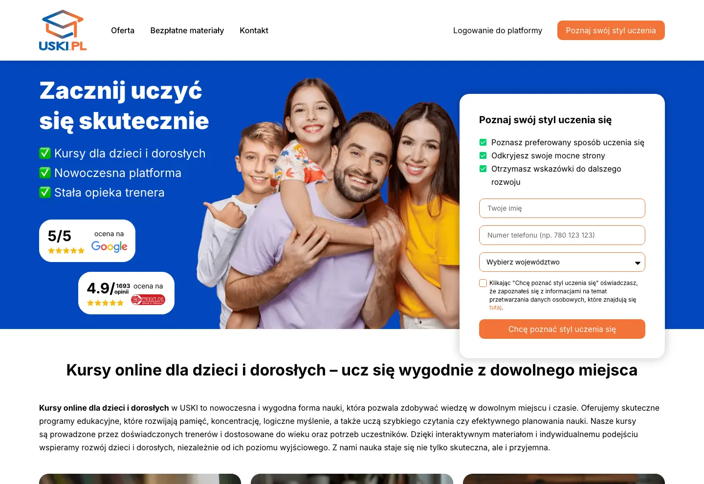 Strona internetowa: USKI.pl